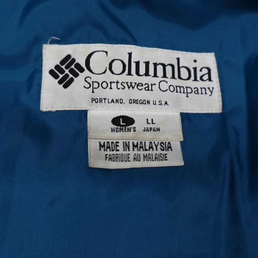 Columbia Jacket Womens Large Purple Insulated Ski Snow Removable Liner 3in1 VTG